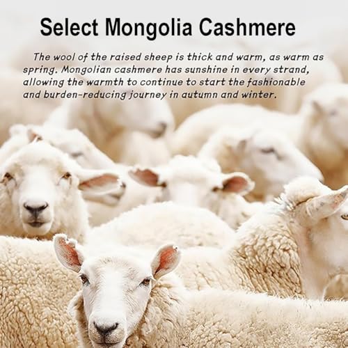 Cashmere Sweaters for Women, Crew Neck Long Sleeve Soft Pullover Sweater3