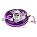 Ruilogod PC CPU di raffreddamento del ventilatore del dissipatore di calore 3P Viola per l'Inter LGA775 LGA1156