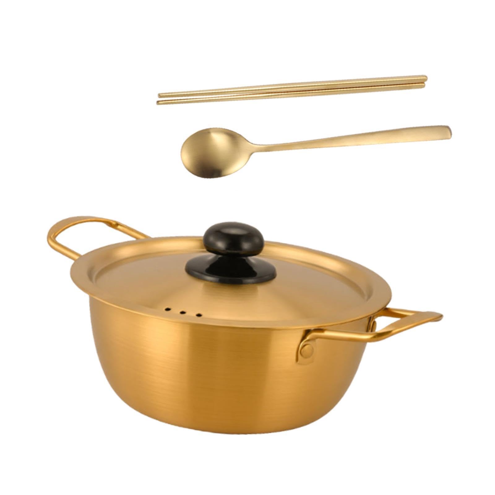 Ramen pot coréen en inox 22cm léger pour stopper la corvée de nettoyage