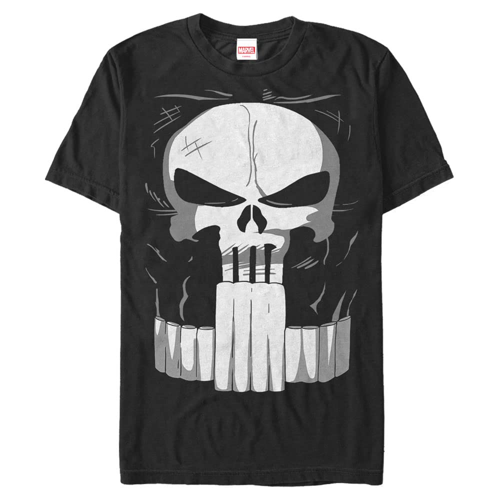 Marvel Big & Tall Classic Punisher Costume Men's Tops Short Sleeve Tee Shirt