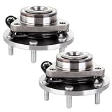 SCITOO Wheel bearing And Hub Assembly Replacement For t 2008 2009 2010 2011 2012 For Nissan Armada For Nissan Titan 6 Lugs w/ABS 515125 Front Wheel Bearings 2 Pack