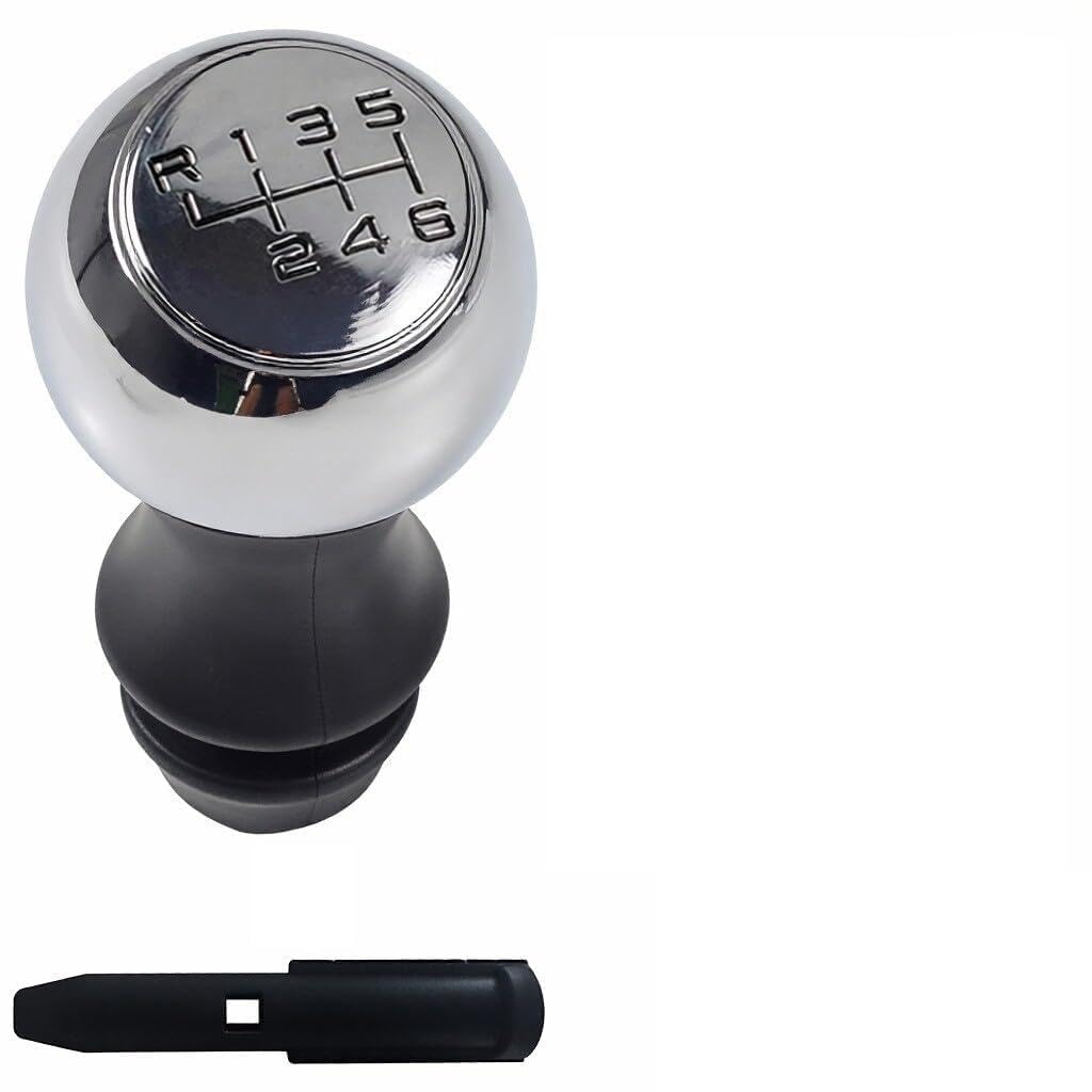 Qmtvfsrh 6 Speed Car Gear Shift Knob For Peugeot For 106 For 1007 For 206 For 107 For 306 For 307 For 308 For 2008 For 301 For 3008 For 406 For 508 For 605 807 5 Gear Shift Knob(6 Speed)