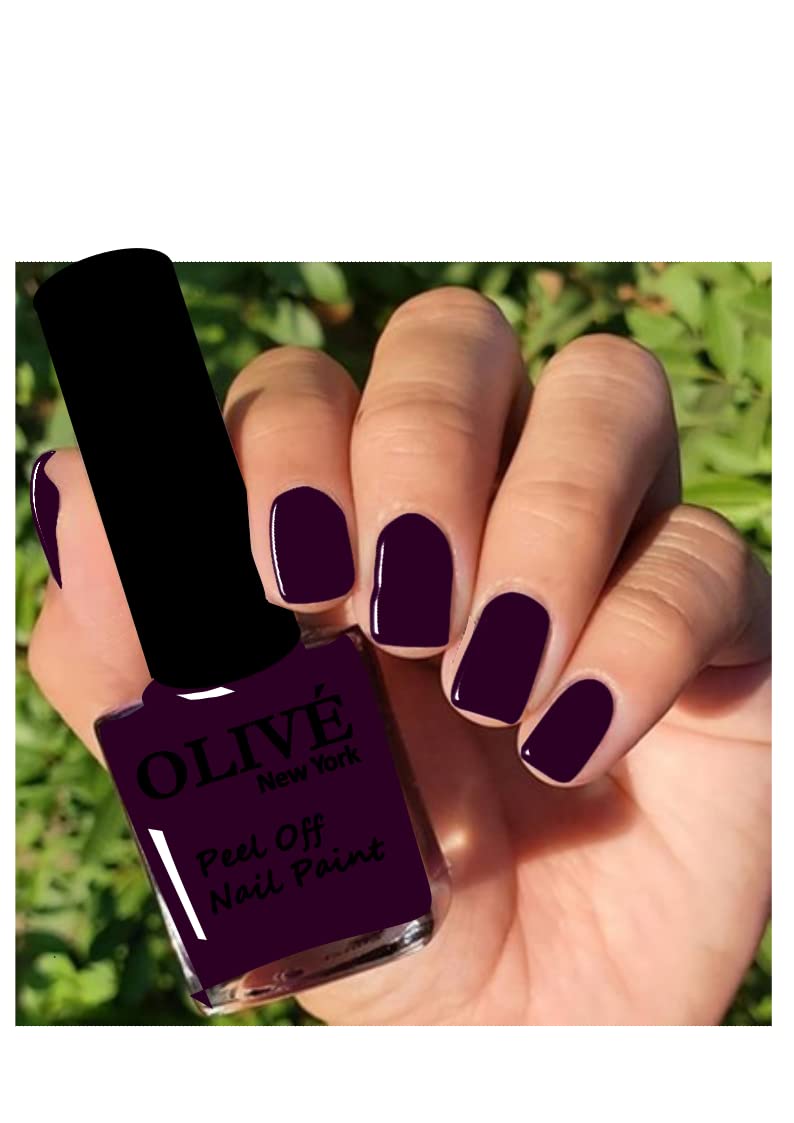 OLIVE Newyork Stunning Nail Lacquer | Chip Resistant, Quick drying nail paint | Highly Pigmented with high shine Nail polish | Shade - Haloween Purple-image-30