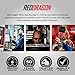 RED DRAGON Darts - AMP Series - 26g Torpedo Barrel - Steel Tip Dart Set - 90% Professional Tungsten Darts Set - Nitro Flite Integrated Flight/Shaft, Dart Flights & Stems