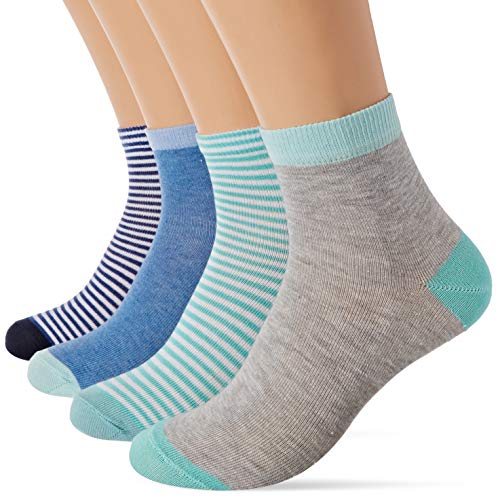 s.Oliver Socks S21137000 Calze, Blu (Campanula Melange 5515), 39 (Pacco da 8) Bambino