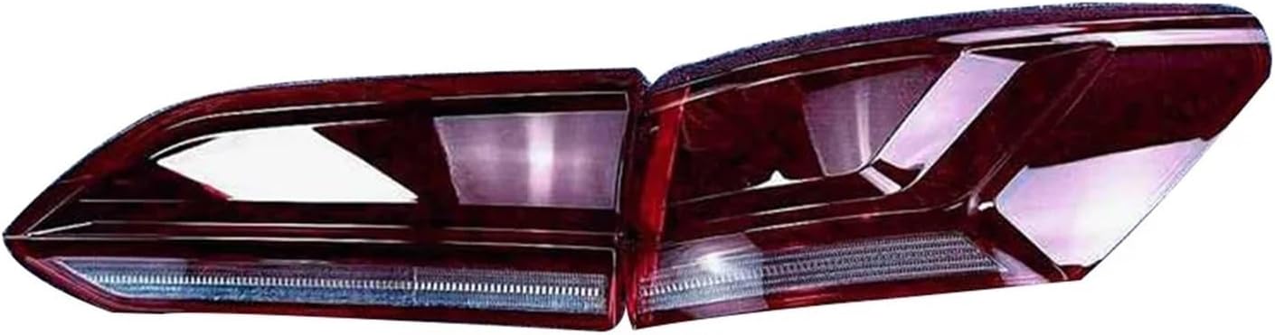 Auto Taillamp Shell Compatible For VW Touareg 2019-2023 Car Rear Taillight Lens Cover Lampshade Glass Lampcover Rear Light Caps(Low Outside Left)