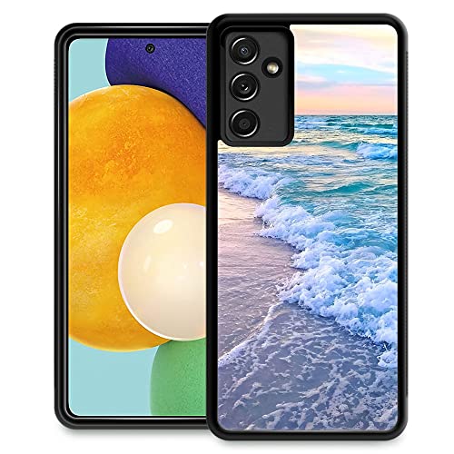 Coque Samsung Galaxy A25 5G rose motif plage pour un style estival en vacances