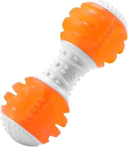 Miniatura 1 de Tikaton Juguetes interactivos dispensadores de golosinas para perros, rompecabezas duradero para cachorros, cuerda de nudo, juguete para razas