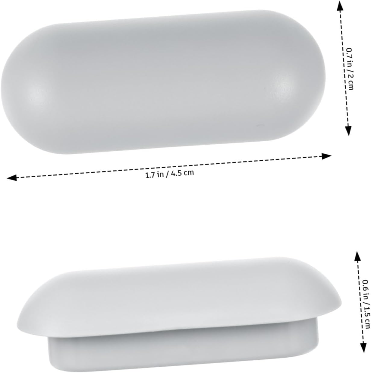 Mipcase 100pcs Toilet Seat Cushioning Pads - Bumpers for Smooth Reduce Noise and Comfort for Home and Commercial Toilets