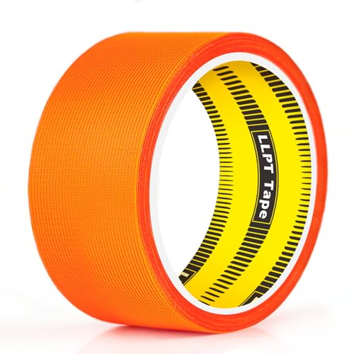 LLPT Bande Thermocollante | 50 mm x 5 m | Rouge Orangé | Adhésif Durable de Qualité Supérieure...