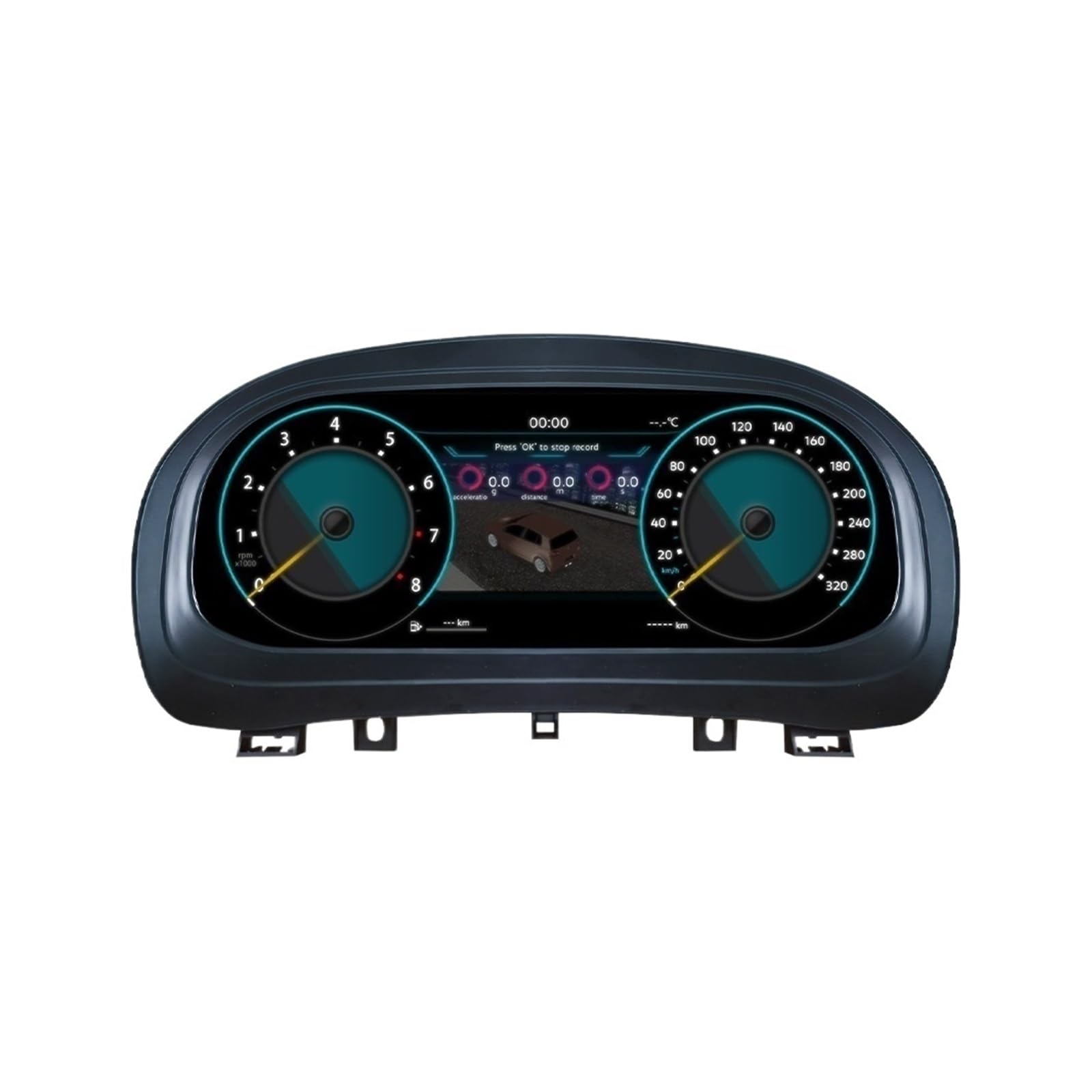 Cruscotto digitale LCD da 12,3 pollici compatibile con Volkswagen Golf 4 1997-2003 anni cruscotto cruscotto tachimetro