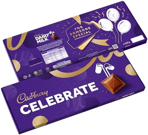 Cadbury Dairy Milk Celebrate Gift Chocolate Bar Extra-Large 850g