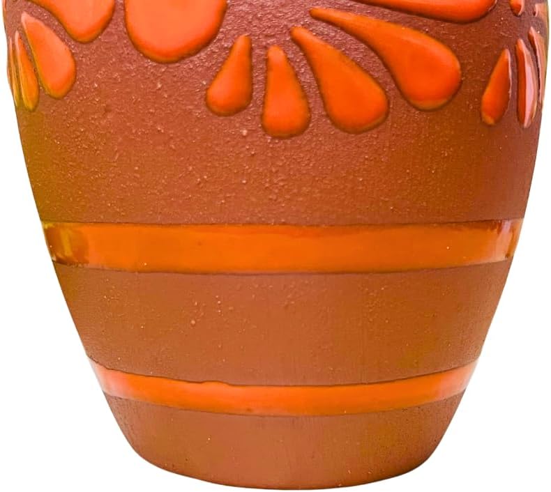 Set of Multicolor 4 Plumeado Cantarito Cup - Clay Cantarito Cup - Guelaguetza Designs