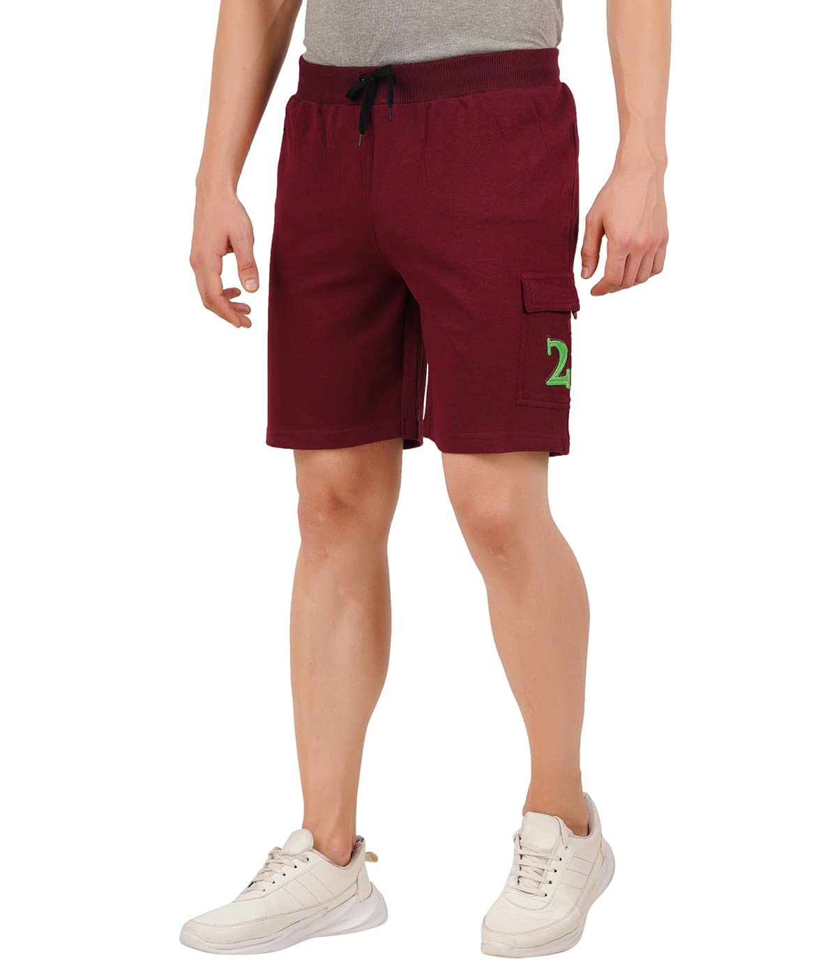 checkersbay Mens Shorts (XXL, Maroon Melange)-picture-50