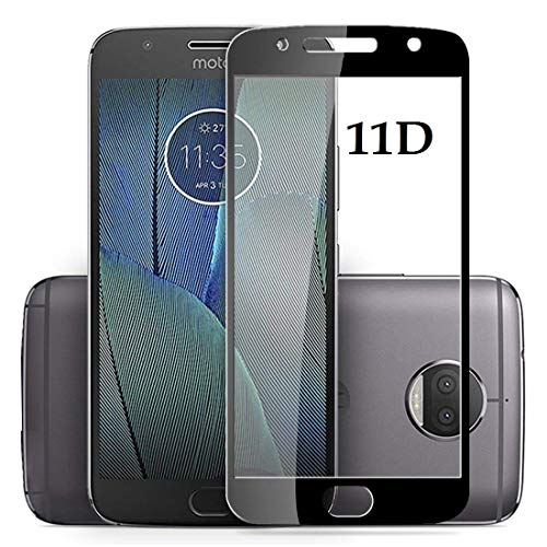 Image of Tempered Glass Screen Protector Compatible For Moto G5s Full Screen Coverage (Except Edge to Edge) and Free Complete Easy Installation kit.