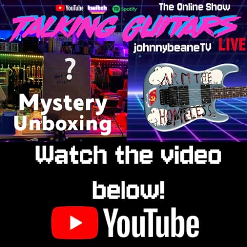 Page de couverture de Talking Guitars: Tom Morello Guitar Drop, Mystery Box Reveal & Guitar Workbench Livestream! 🔥12/9/25