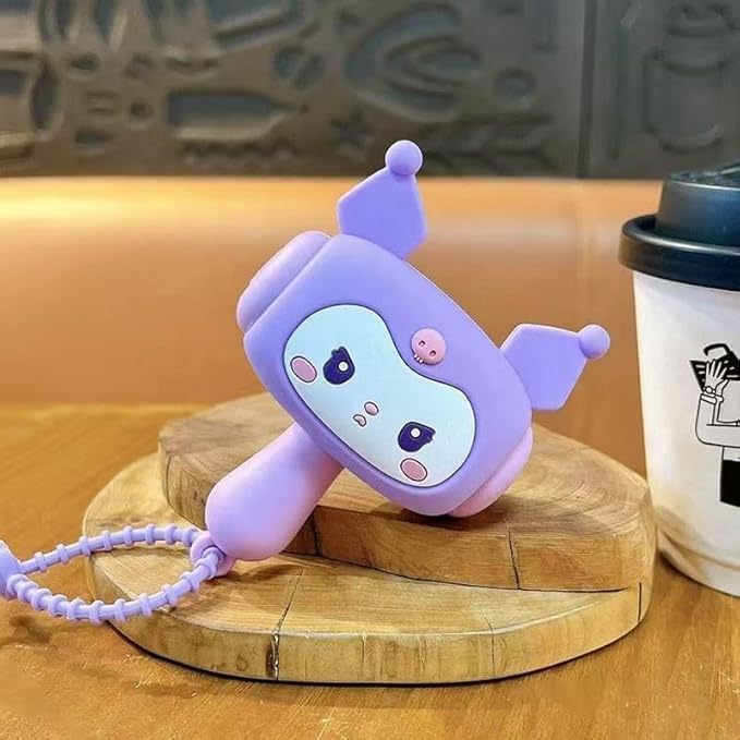 enchantment Cartoon Hammer Choo Choo Keychain With Sound For Kids, Shake Left Right Musical Beep Hammer Toy, Soft Grip Cartoon Handheld Sensory Keychain For Babies & Toddlers (Multicolor)-picture-51