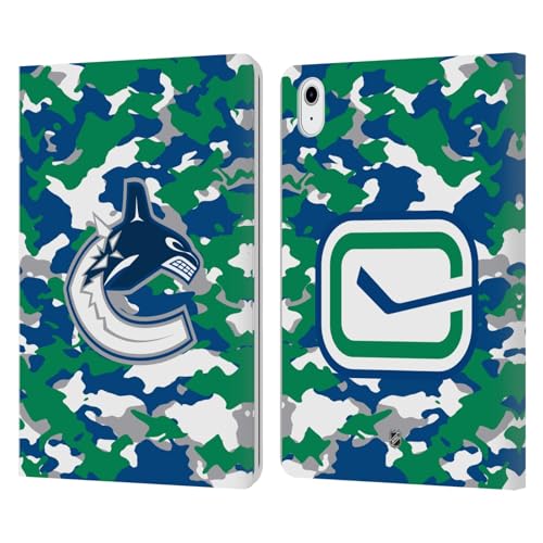 Housse iPad Air 11 camouflage Vancouver Canucks avec support vidéo