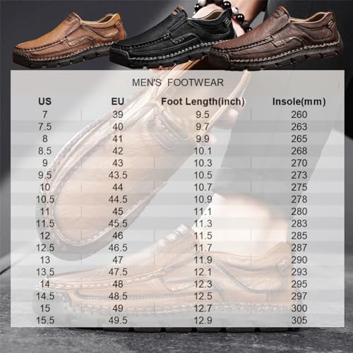 Matufit Shoes for Men 2025 New Men's Handcrafted Cowhide Orthopedic Loafers Wide Toe Box Genuine Leather Waterproof Non Slip2