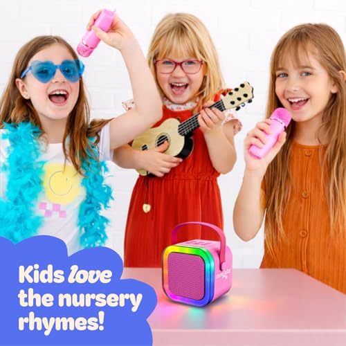 Mini machine à karaoké pour enfants Move2Play pour chanter à deux avec connexion Bluetooth - 6