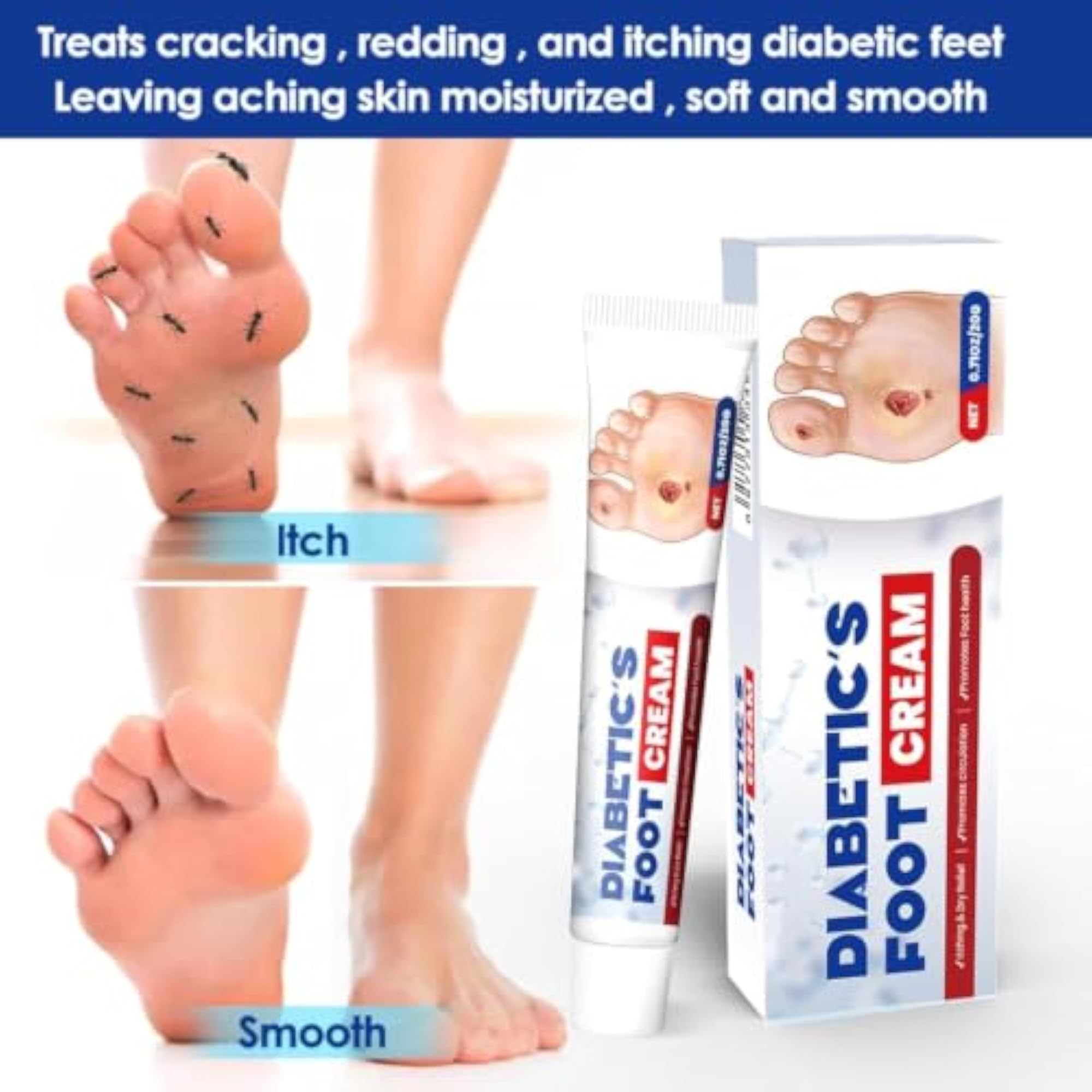 Intensive Moisturizing Diabetic Foot Cream for Sensitive Feet