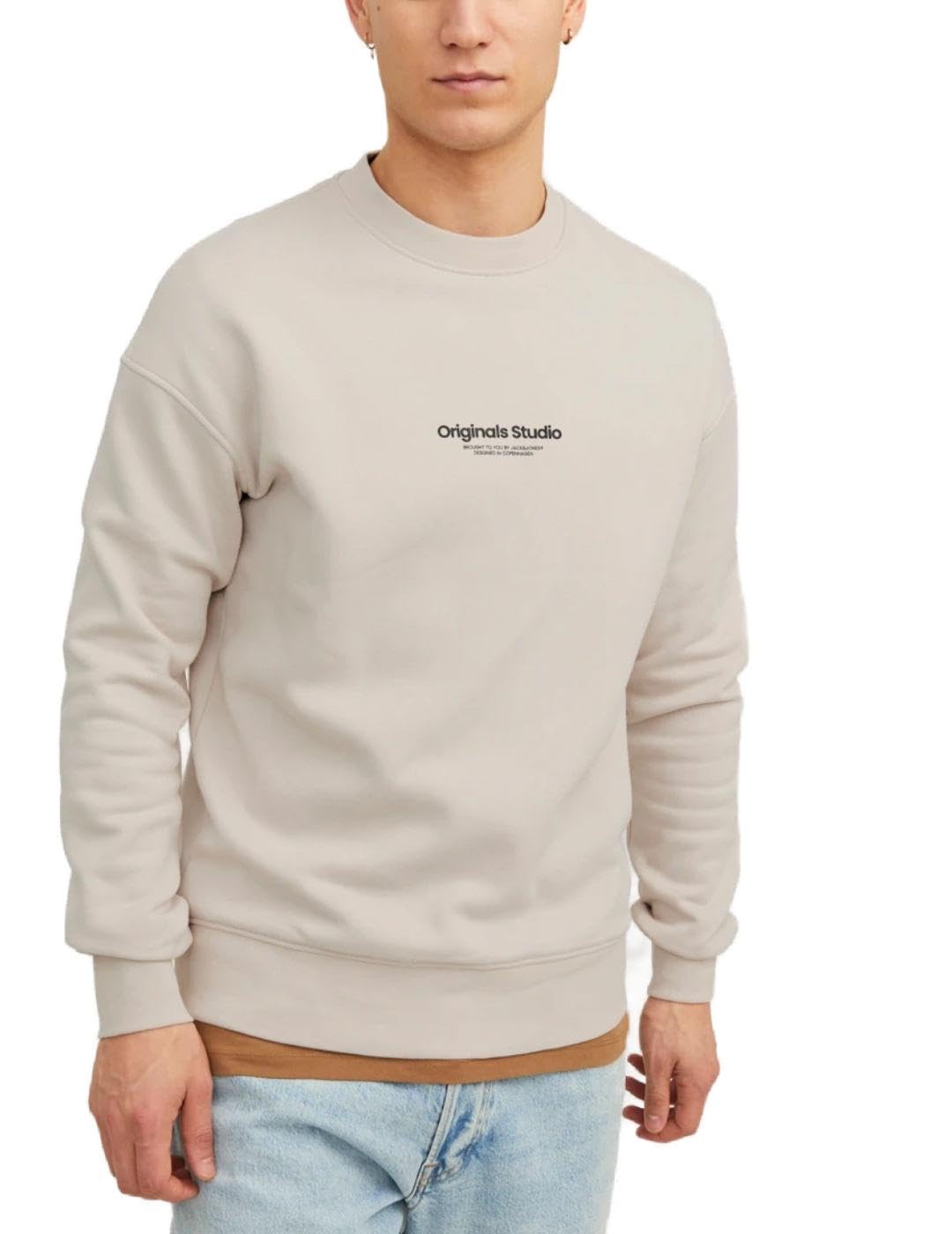 JACK & JONESmens VESTERBRO SWEAT CREW NECK Sweatshirt