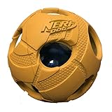 Nerf Dog 3.5in LED Bash Ball: Orange, Dog Toy