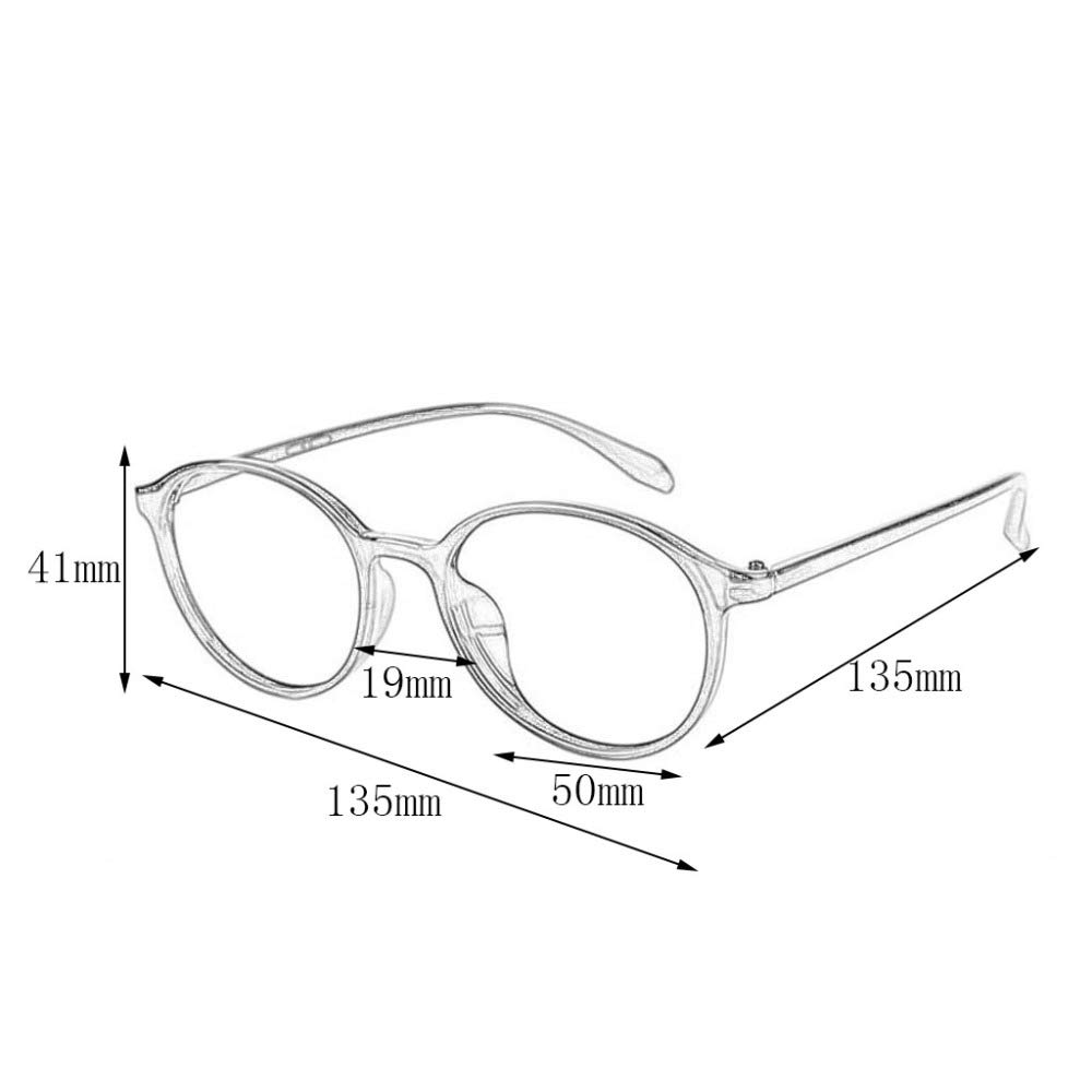 Stilvolle Junge Lesebrille,Vollformat-Strahlenschutz-Lesebrille,Senioren,Männer,Frauen Harz/rot / + 1.0