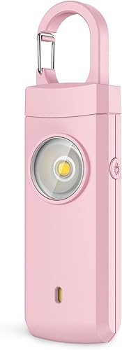 Alarmas personales recargables para mujer, regalos de cumpleaños de Navidad para mujeres, rellenos de calcetines para adolescentes, hijas, llavero