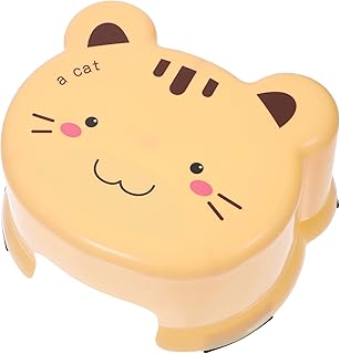Veemoon Cartoon Plastic Stool Plastic Stool Anti-Skid Step Stool Bathroom Toilet Stool Step Stool Kids Portable Kids Potty Chair Stool Kid Potty Small Step Stool Small Stool Cartoon Stool