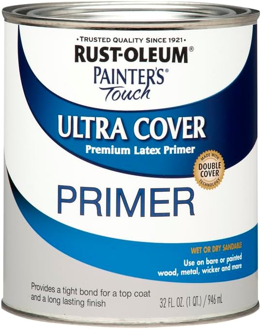 Painter's Touch Latex Primer, Quart, 2 pack