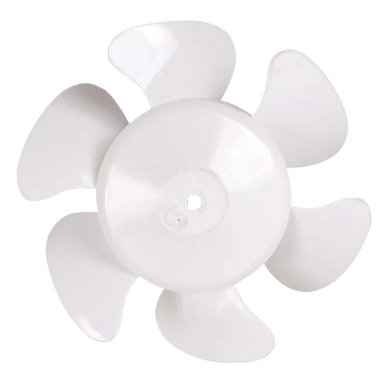FOELANNE Plastic Fan Blade, ABS Replacement Fan Blade White 6-12 inch(6 inches)
