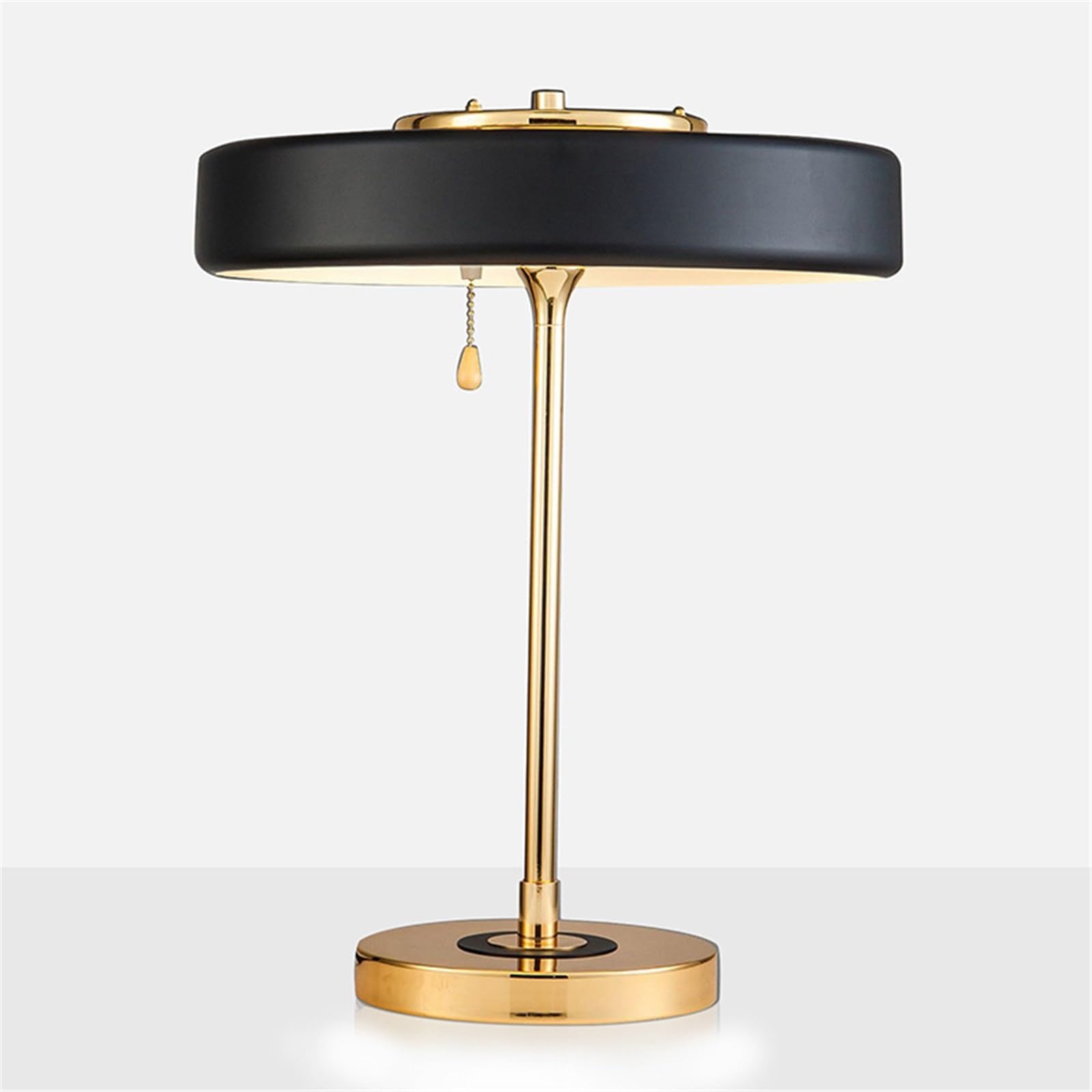 Affascinante Lampada da tavolo semplice, comodino, camera da letto, soggiorno, studio, decorazione Arredamento per la casa(Bianco)