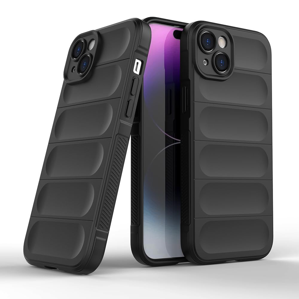 Casotec Back Cover for Apple iPhone 15 Plus | Full Camera Protection | Liquid Silicon Case | Flexible Bumper Case for Apple iPhone 15 Plus (Black) (B0CJFQR59L) Amazon Price History, Amazon Price Tracker