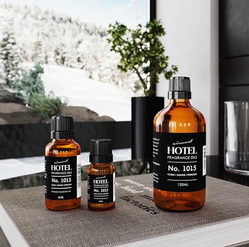 AirScent Hotel Diffuser Oil No. 1015 - Cassis Jasmine Petrichor - Premium Fragrance Oil for Ultrasonic and Waterless Diffusers and Crafting - 120 mL, 4 fl oz Glass Dropper Bottle by Air-Scent - Image 7