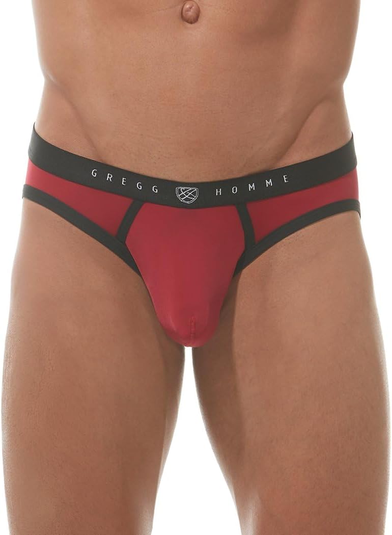 Gregg Homme Men's Room-Max Large Pouch Brief, 152703, Red, XL