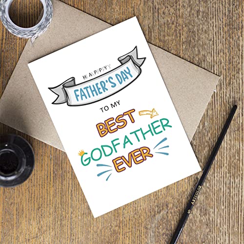 Father’s Day Card For Godfather, Happy Fathers Day Card For God Father, The Best Godfather Ever #TOP4