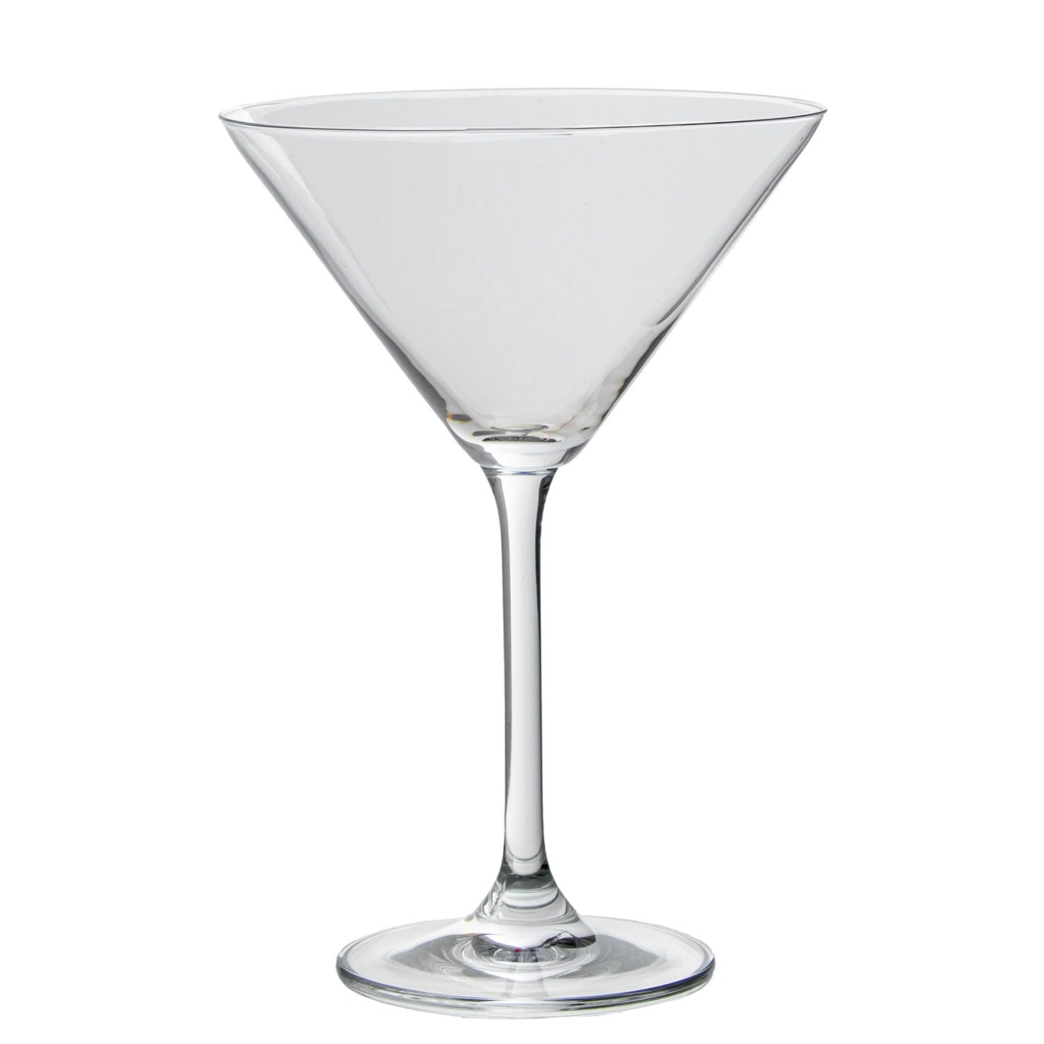 Set de 6 Copas de Martini de Cristal de Bohemia 210ml en Transparente 12x12x17.5 cm