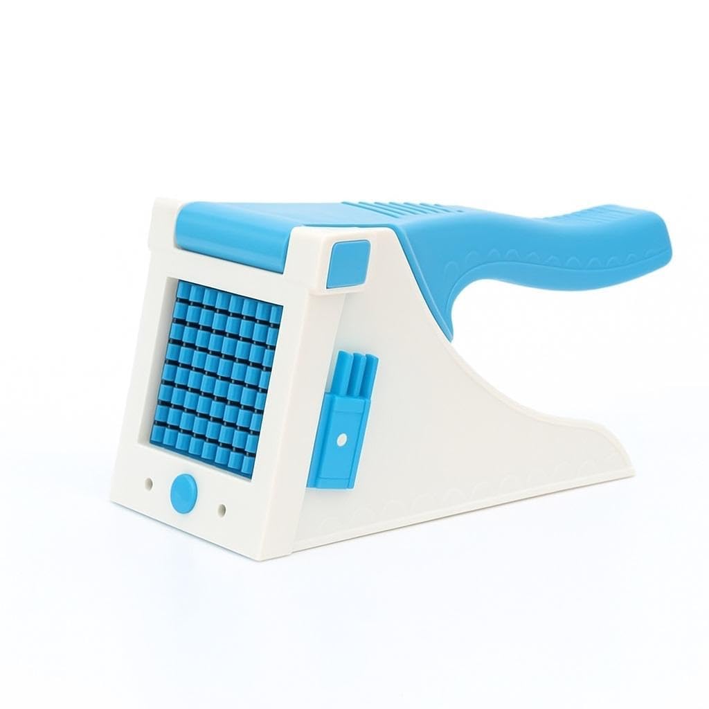 Plastic Potato Cutter Chopper Machine | Manual Vegetable Slicer for and Kitchen Cutting Tool-image-22