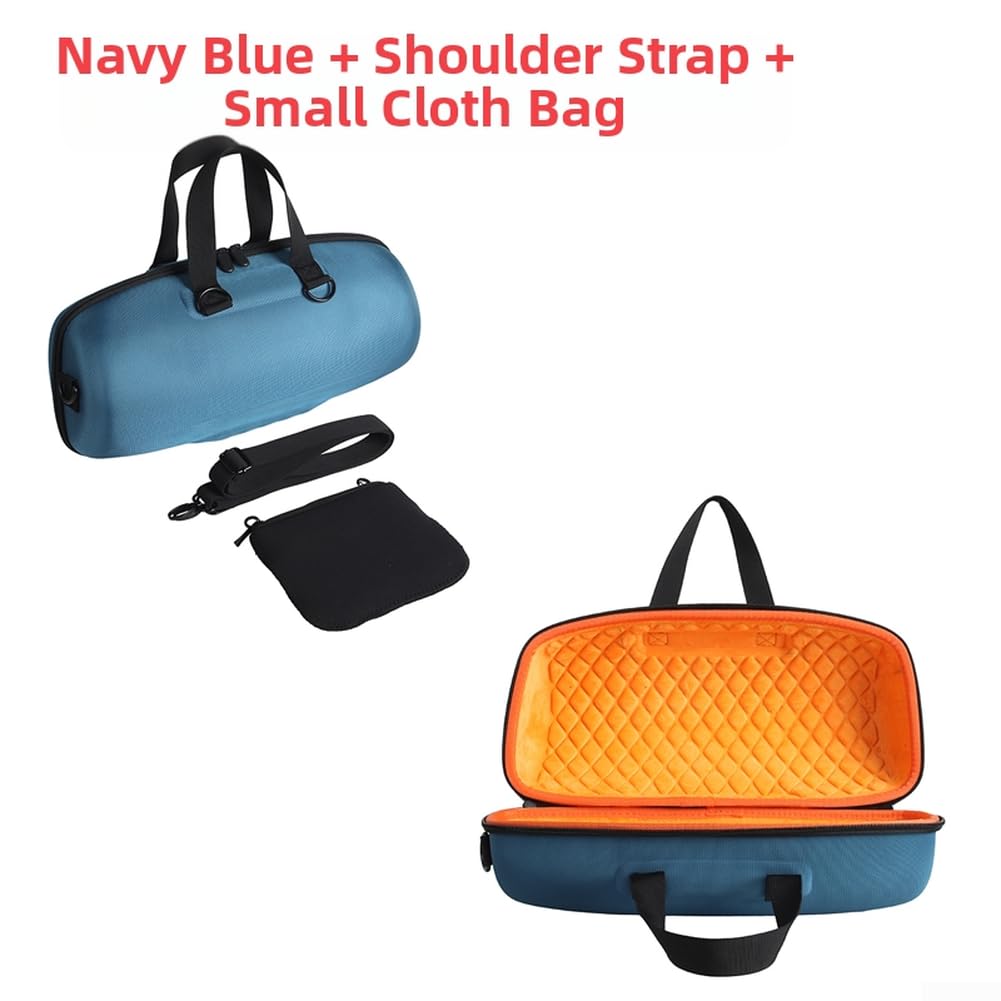Lautsprecher-Aufbewahrungstasche, für JBL für Xtreme Lautsprecher, schützende Tragetasche, Hartschale, tragbare Reisetasche (X5, Marineblau)