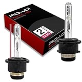 Roadi HID Xenon Replacement Bulbs - D2S - D2C - D2R - 5000K - Diomend White(1 Pair) - 2 Year Warranty