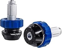 Vista 8 de Bloqueo del Acelerador de Motocicleta Control de Crucero Tapones del Manillar Tapas de Extremo de Barra de Agarre Juego Deslizante para Motocicleta