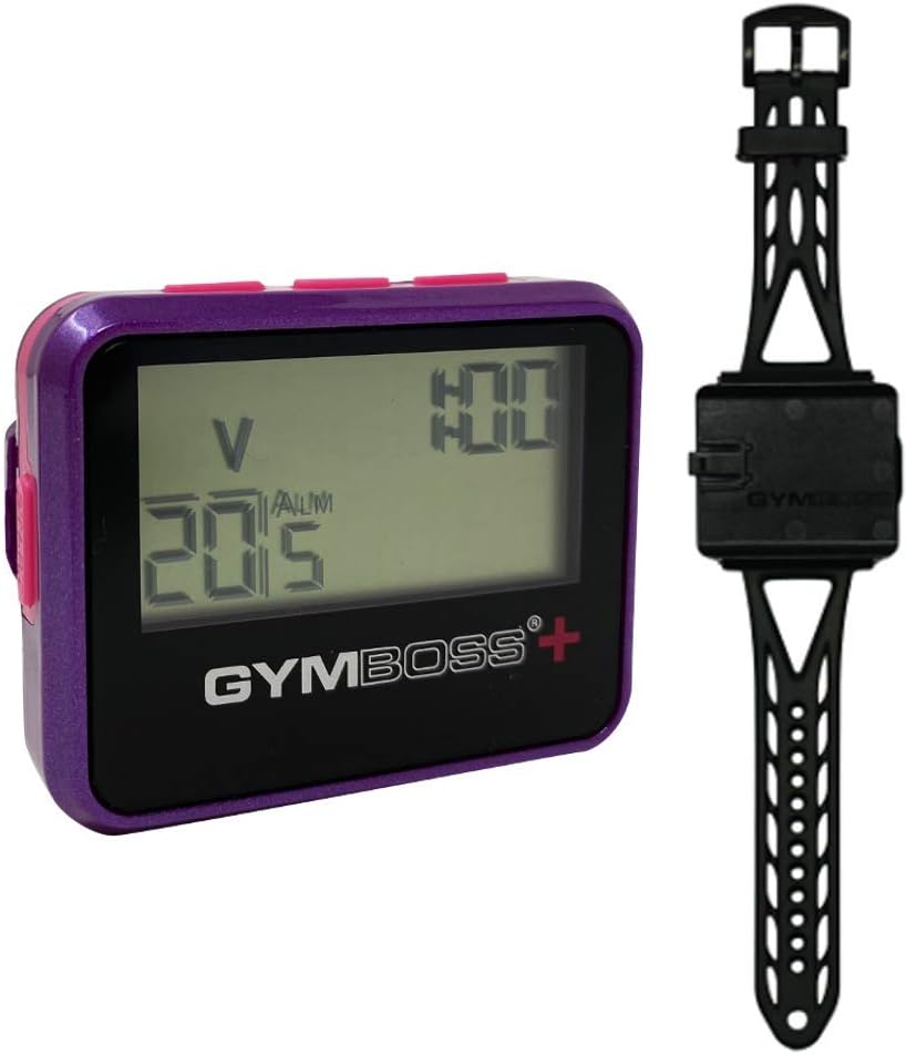 PLUS インターバルタイマー & ストップウォッチ + Gymboss ウォッチストラップ – バンドル
