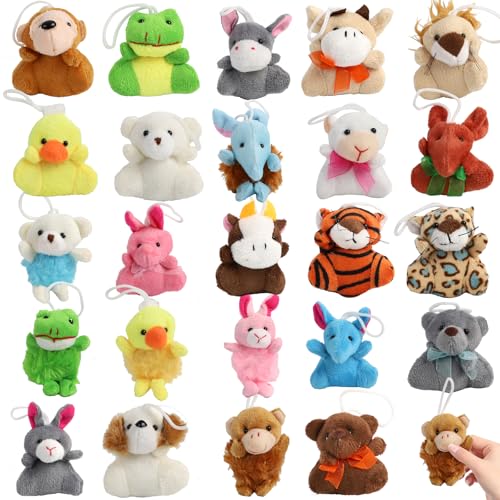 Imagen de ROTKUSZ 24 Piezas Mini Animales de Peluche