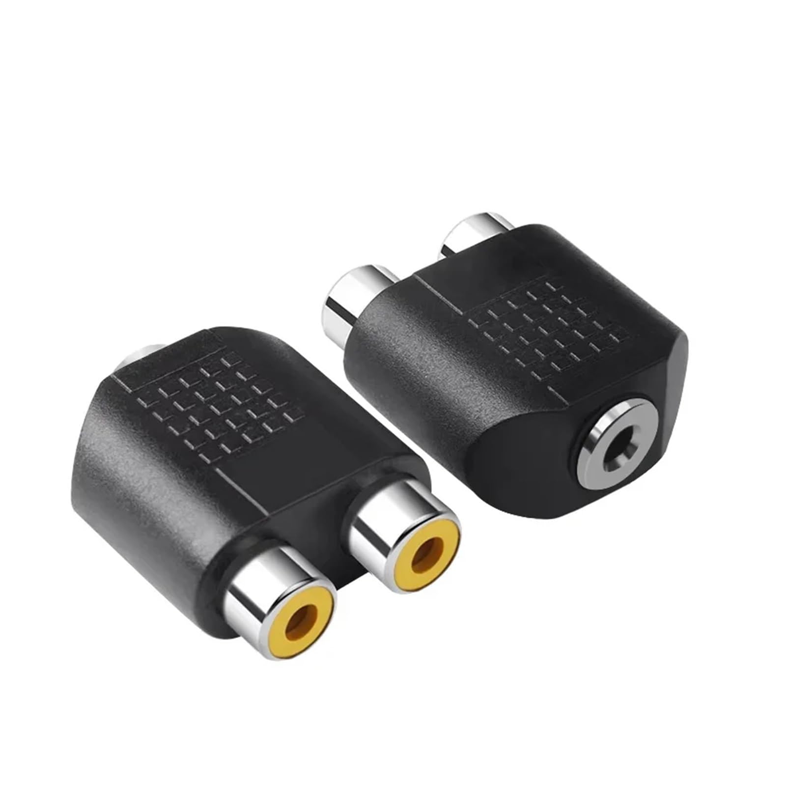 GUYTRM 5/20PCS 3.5mm Jack Do 2 Złącze Adapter Żeński Rozdzielacz Złącze Komputerowe Głośnik Słuchawki lingli(100PCS)