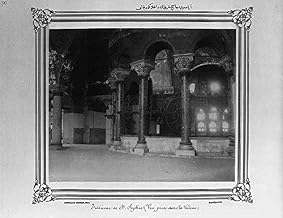 HistoricalFindings Photo: Interior View,Ayasofya Camii,Mosque,Istanbul,Turkey,Orthodox Church,Columns,1885