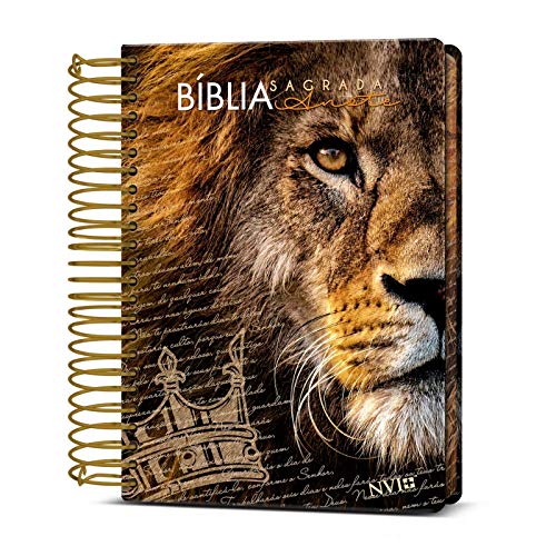 Bíblia Anote Nvi Espiral Leão Coroa