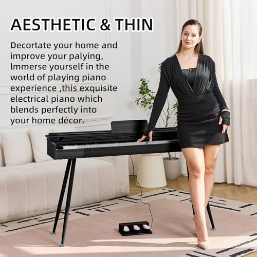 Professional 88-Key Weighted Hammer Action Digital Piano