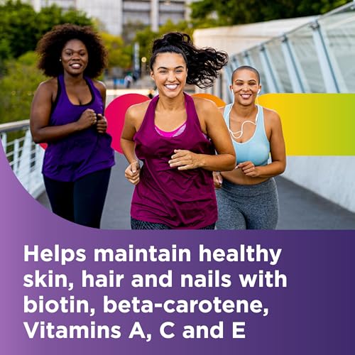Centrum Multivitamin for Women, Multimineral Supplement with Iron, Vitamin D3, B Vitamins and Antioxidant Vitamins C and E, Gluten Free, Non-GMO Ingredients - 250 Count - Image 3