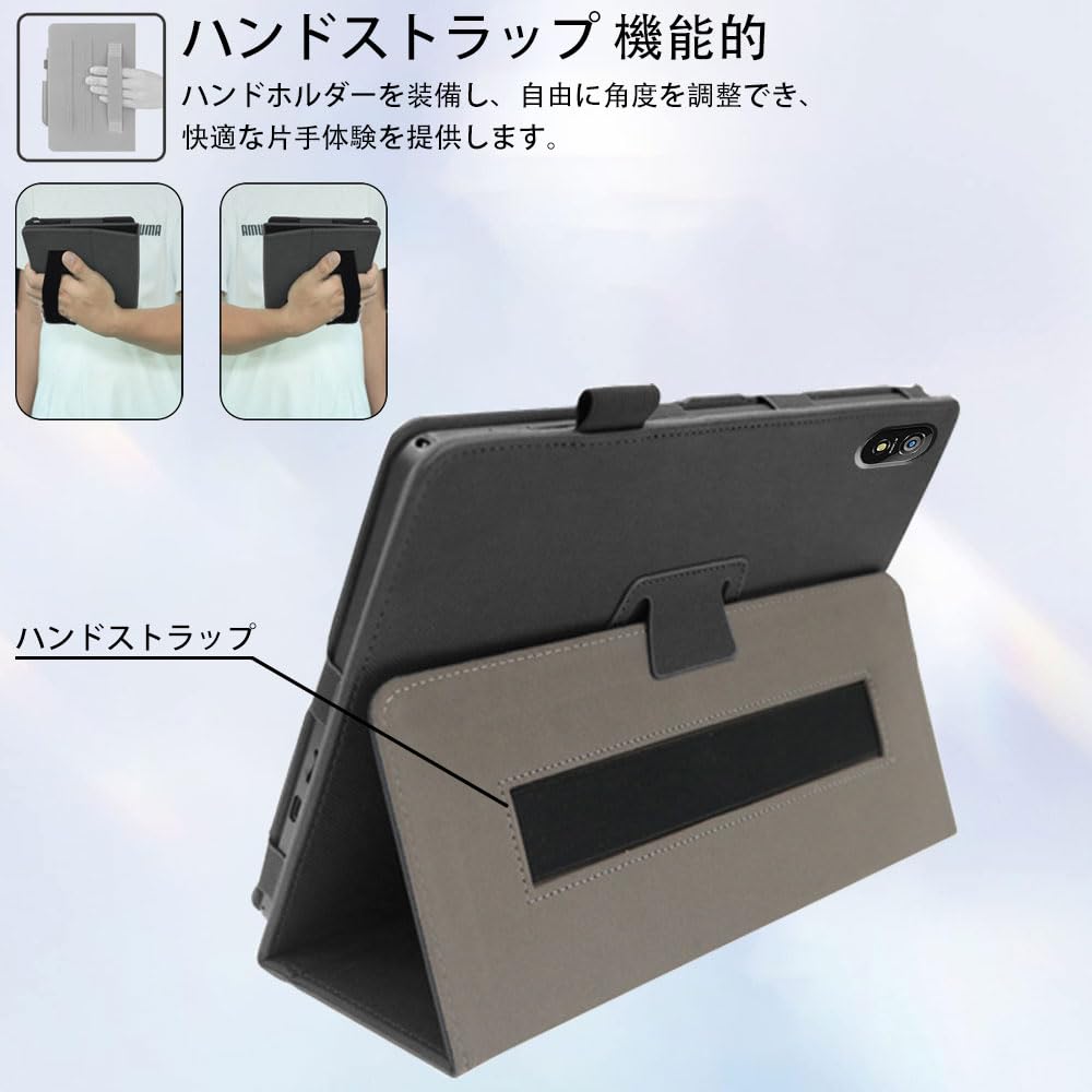 Amazon.co.jp: For Blackview Tab 18 ケース【LAZIRO】高級PUレザー 耐